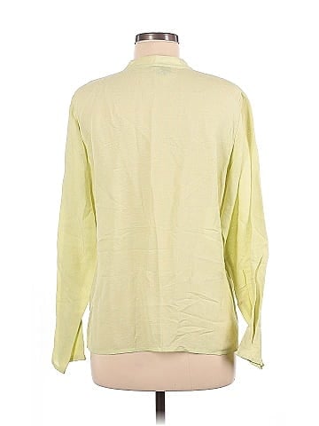 Eileen Fisher Long Sleeve Silk Top (view 2)
