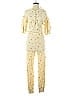 Something Navy 100% Cotton Floral Yellow Jumpsuit Size XS - photo 1