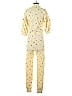 Something Navy 100% Cotton Floral Yellow Jumpsuit Size XS - photo 2