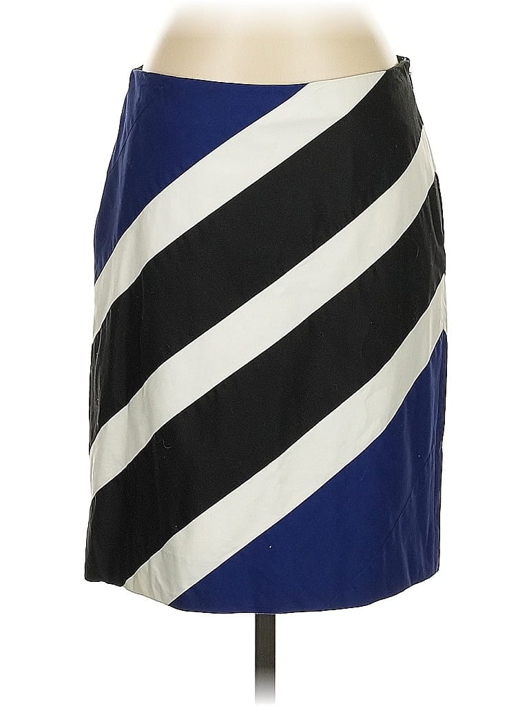 Pre-owned White House Black Market Formal Skirt In Blue