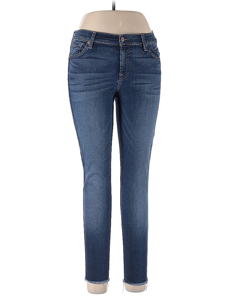 Pre-owned 7 For All Mankind Jeans In Blue