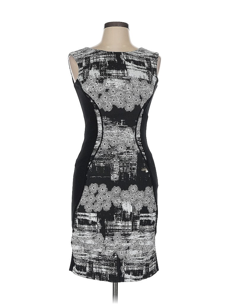 Carla Montanarini Graphic Black Cocktail Dress Size EU (IT) 42 / US 6 - photo 1