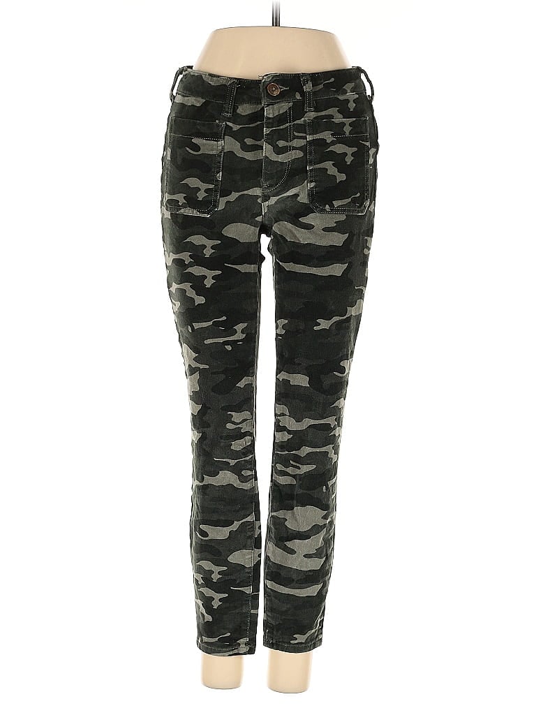 Pre-owned Pilcro By Anthropologie Casual Pants In Green