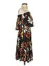 Veronica M. Tropical Black Cocktail Dress Size XS - photo 4
