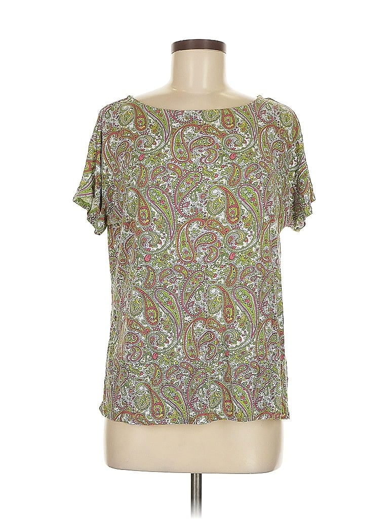 Pre-owned Talbots Short Sleeve T-shirt In Green