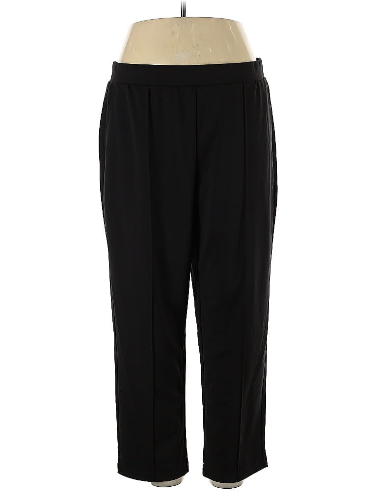 Ann Taylor LOFT Solid Black Casual Pants Size XL - photo 1