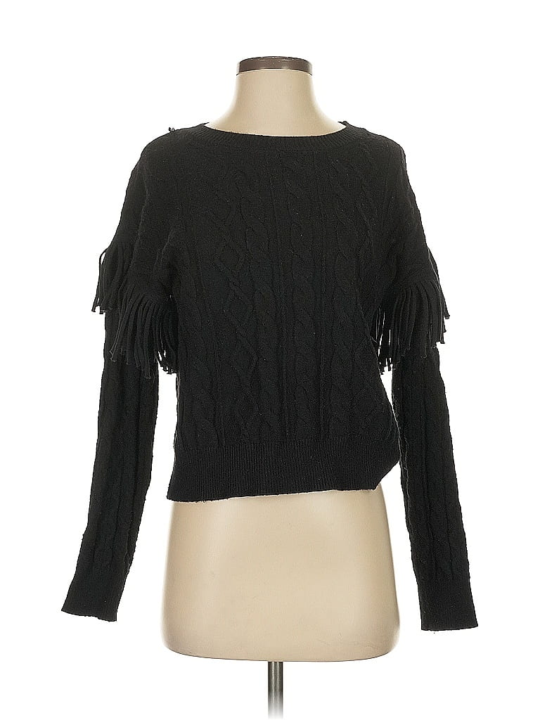 Pre-owned T Tahari Pullover Sweater In Black