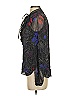 Elie Tahari 100% Polyester Floral Black Long Sleeve Blouse Size XS - photo 5
