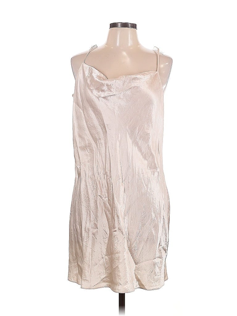 Pre-owned Babaton Cocktail Dress In Silver