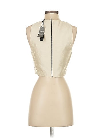 Tibi Sleeveless Silk Top (view 2)