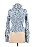 Guess Jeans Tweed Blue Turtleneck Sweater Size M - photo 1
