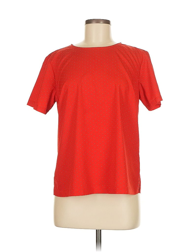 Pre-owned A New Day Short Sleeve Top Red Crew Neck Tops
