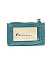 Etienne Aigner 100% Cow Leather Teal Blue Leather Card Holder One size - photo 2