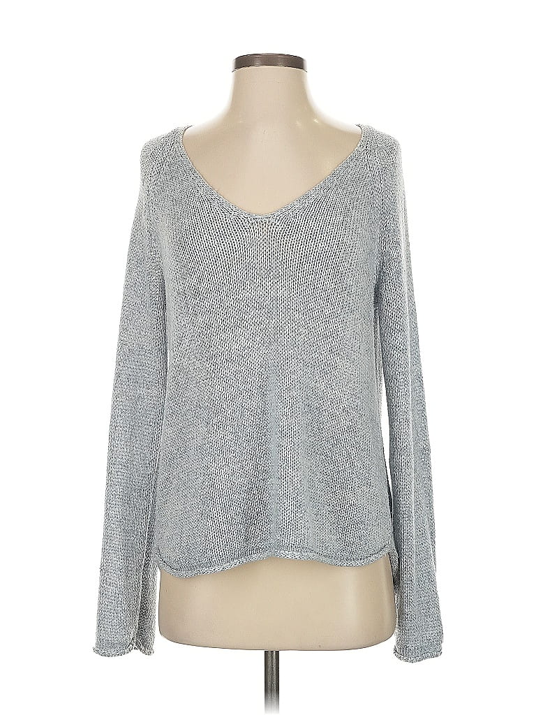 Pre-owned H&m Pullover Sweater In Blue