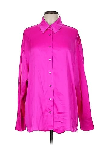 retrofête Long Sleeve Silk Top (view 1)
