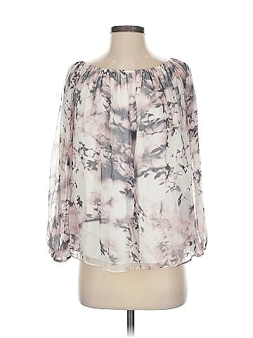 Haute Hippie 3/4 Sleeve Silk Top (view 1)