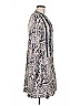 Tiny 100% Rayon Paisley Gray Casual Dress Size M - photo 4