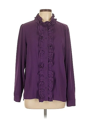 Tahari by ASL Long Sleeve Blouse (view 1)