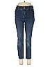 Boston Proper Tweed Blue Jeans Size 10 - photo 1