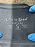 Life Is Good Floral Blue Short Sleeve T-Shirt Size S - photo 6