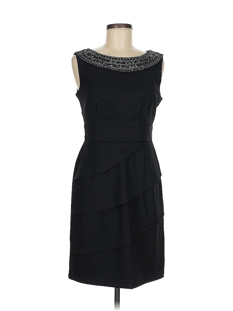 Pre-owned Connected Apparel Cocktail Dress In Black