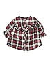 Zara Baby Plaid Red 3/4 Sleeve Blouse Size 6-9 mo - photo 1