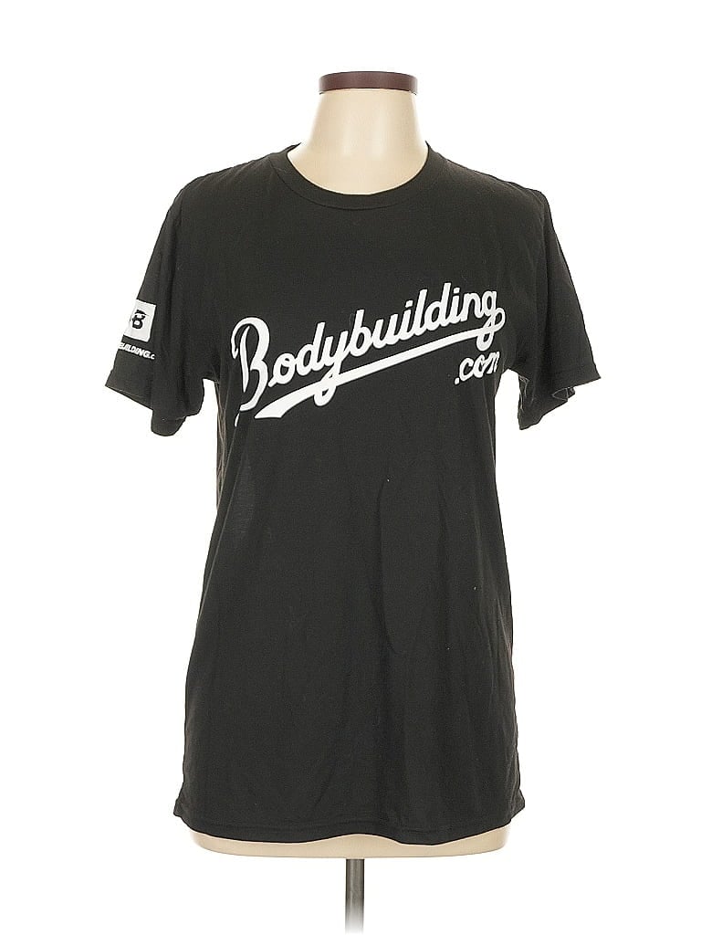 Pre-owned Unbranded Short Sleeve T-shirt In Black