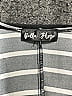 Bella Flore Stripes Gray Casual Dress Size S - photo 7