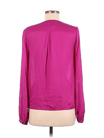 Haute Hippie Long Sleeve Silk Top (view 2)