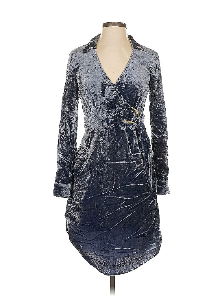 Pre-owned Maeve By Anthropologie Casual Dress In Blue