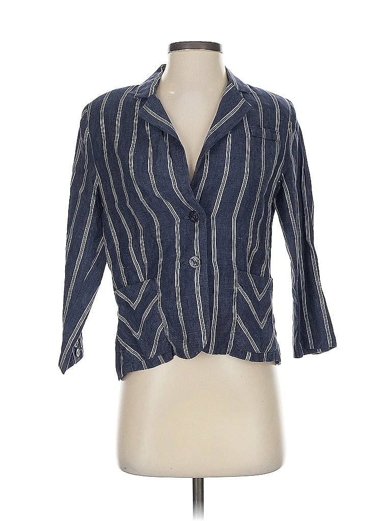 Pre-owned Cabi Blazer Jacket In Blue