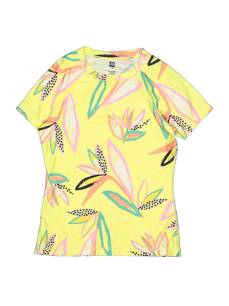 Tea Yellow Rash Guard Size 10 - photo 1