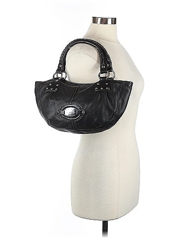 B Makowsky Leather Satchel (view 2)
