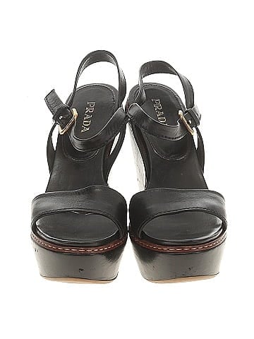 Prada Leather Wedges (view 2)