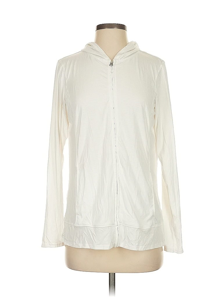 Click to view more detailed imagery on our partner's website Pre-owned Exofficio Cardigan Sweater In White