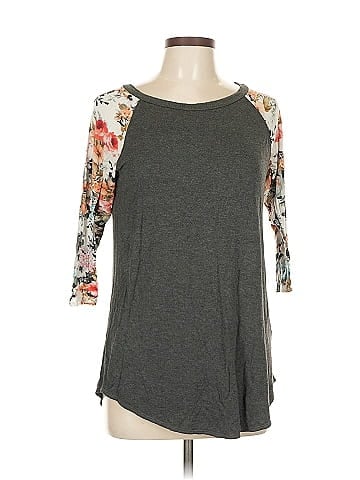 Cool Melon 3/4 Sleeve Top (view 1)