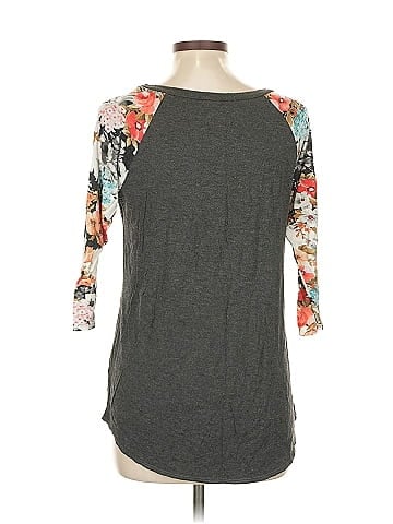 Cool Melon 3/4 Sleeve Top (view 2)