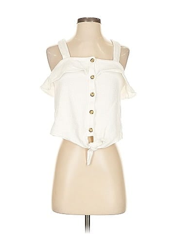 TeXTURE & THREAD Madewell Sleeveless Blouse (view 1)
