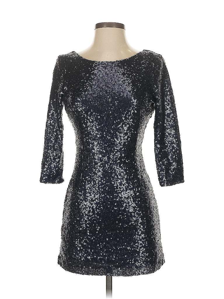 Pre-owned Lulus Cocktail Dress In Silver