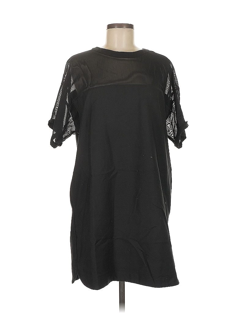 Pre-owned Mng Casual Dress In Black