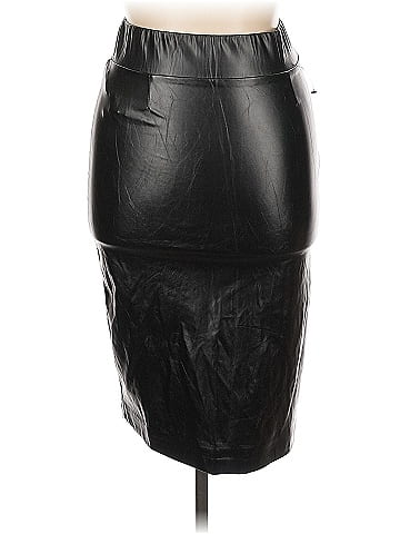 Akira Faux Leather Skirt (view 1)