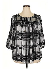 Susan Graver 3/4 Sleeve Blouse