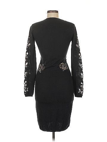 Valentino Sweater Lace-Panel Dress (view 2)