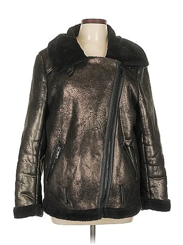 Sunset & Spring Faux Leather Jacket (view 1)