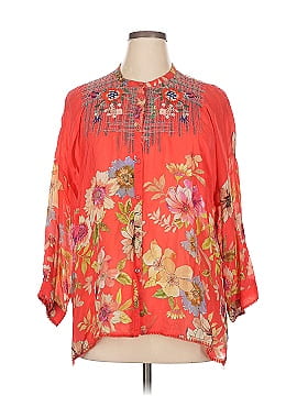Johnny Was 3/4 Sleeve Blouse