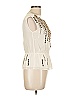 Bebe Ivory Short Sleeve Blouse Size 31 waist - photo 4