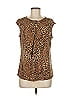 Jones Studio Brown Sleeveless Blouse Size M - photo 1