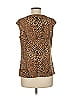 Jones Studio Brown Sleeveless Blouse Size M - photo 2
