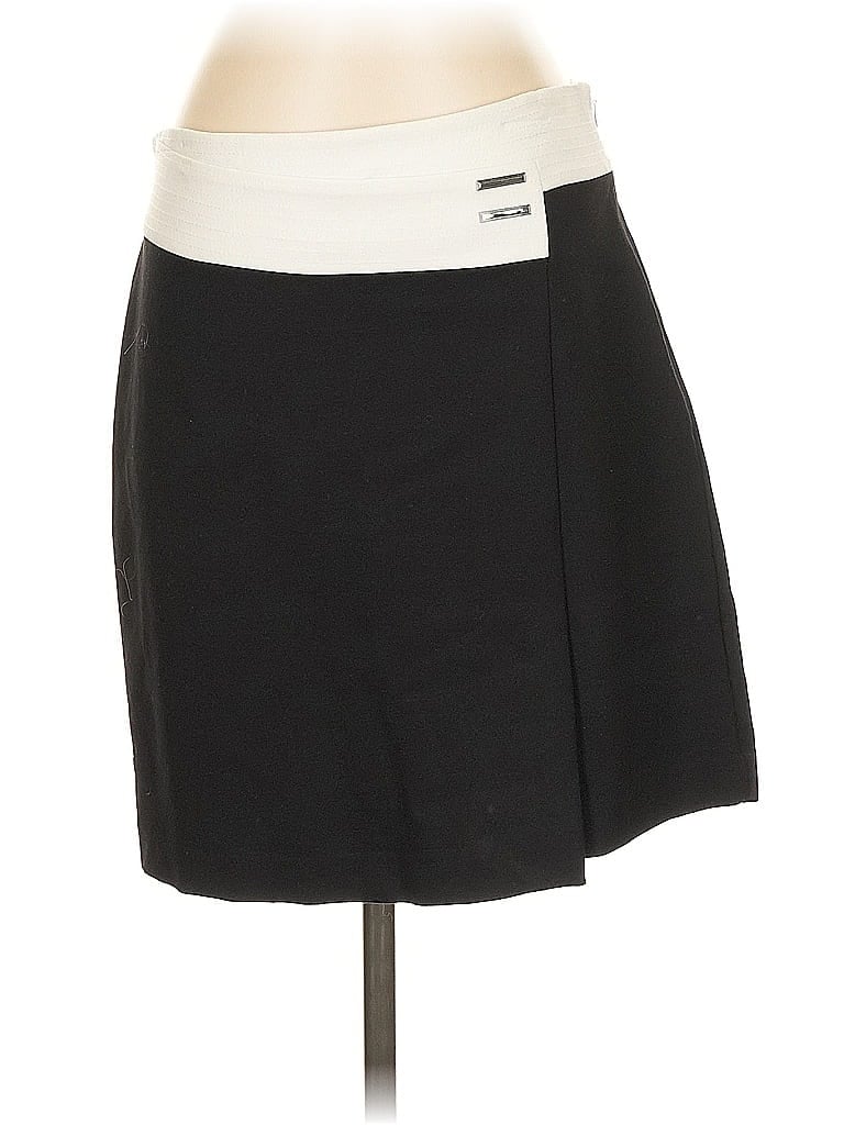 Pre-owned White House Black Market Casual Skirt In Black
