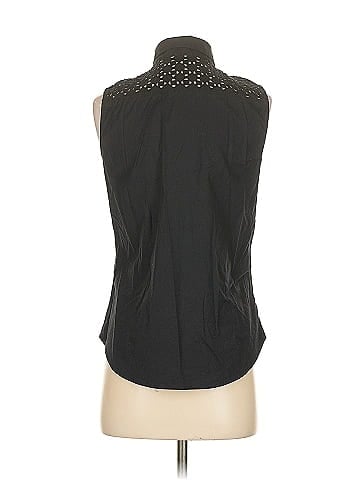 Ann Taylor Sleeveless Button-Down Shirt (view 2)